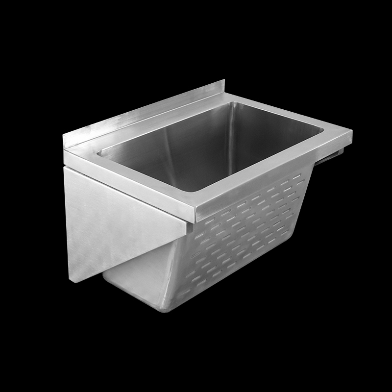 Wall Mount Stainless Steel Laundry Sink Universal Wash Trough
