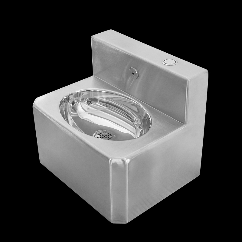 High security anti vandal 304 stainless steel wash basin