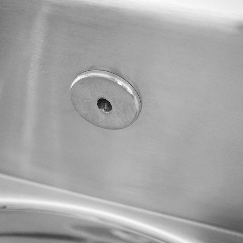 Lavabo en acier inoxydable 304 haute sécurité anti-vandalisme