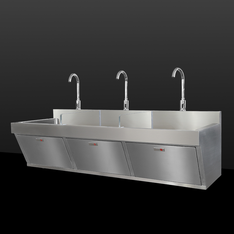 304 Stainless steel wall mounted scrub sink