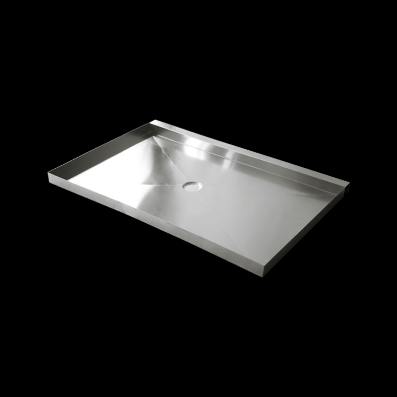 Plato de ducha rectangular de acero inoxidable personalizado