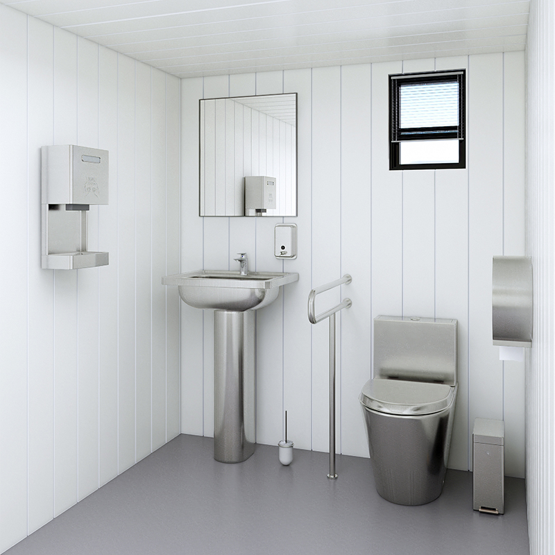 Environmentally friendly stainless steel toilet