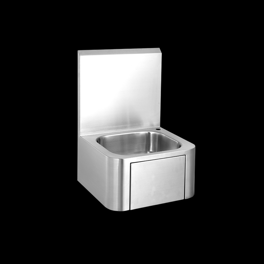 Stainless Steel Wall Hung Hospital Knee Operated Wash Basin KG-L487