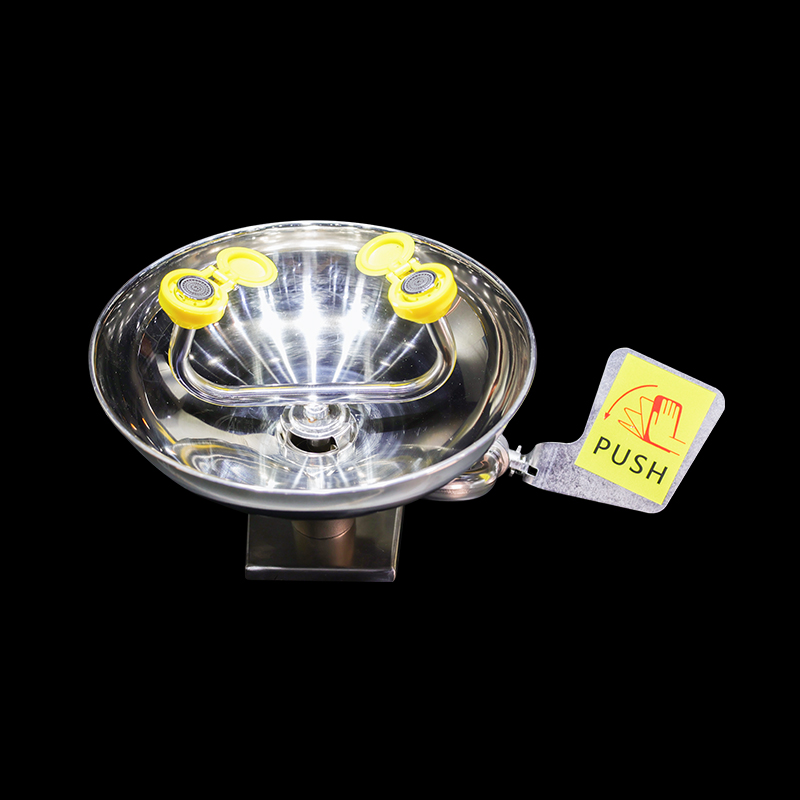 Supply Wall mount eye cleaning physicians care lab double stainless