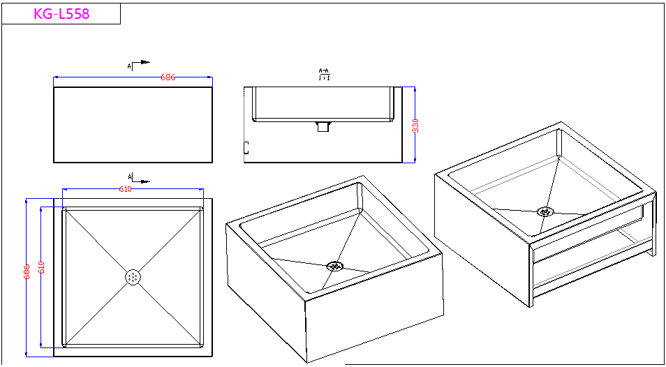 stainless steel mop sink