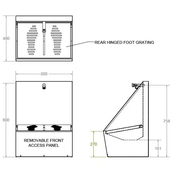 muslim wudu sink