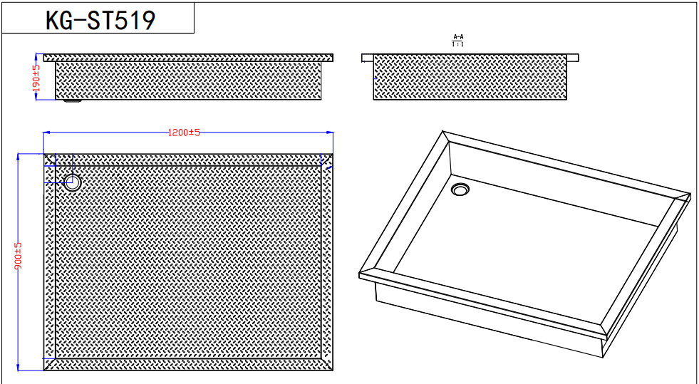 steel shower tray