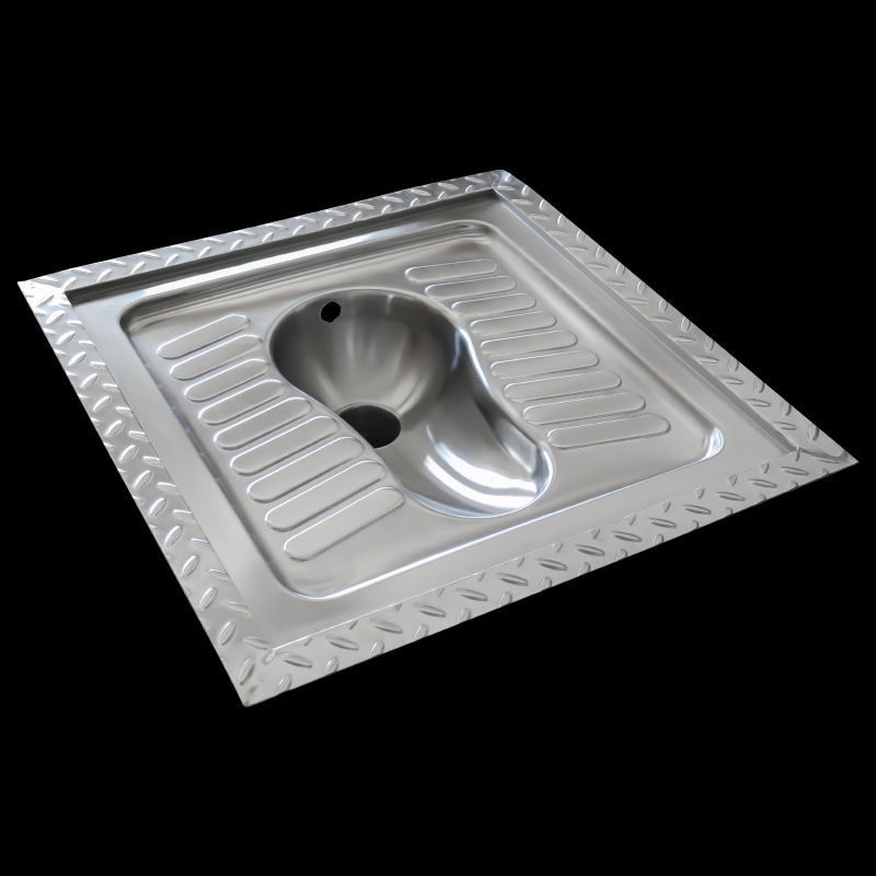 stainless steel squat pan