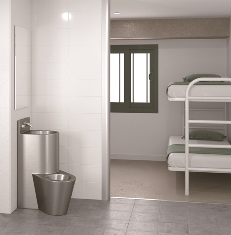 Stainless steel toilet: a reliable choice for correctional institutions