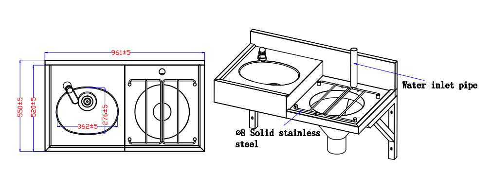 sluice sink