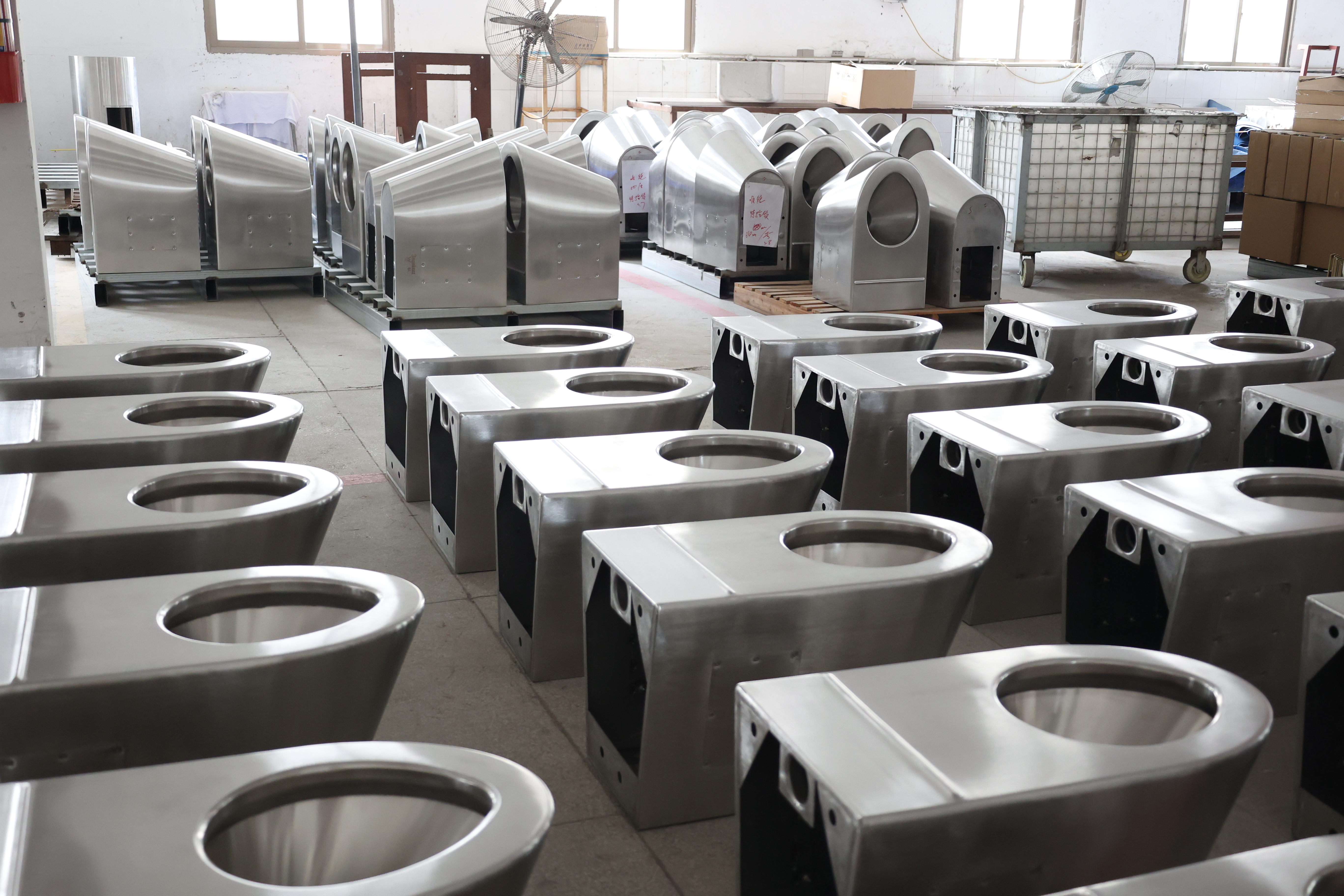 Experience the innovation and expertise of our stainless steel toilet factory