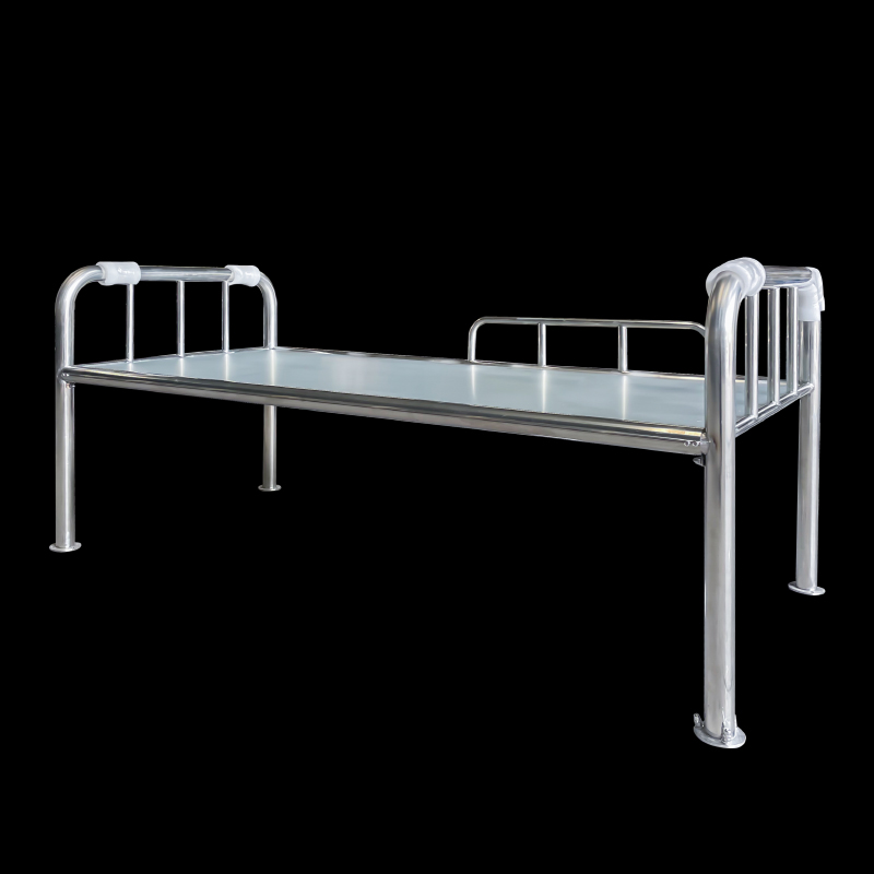 Kuge 304/316 metal single bed stainless steel prison bed factory