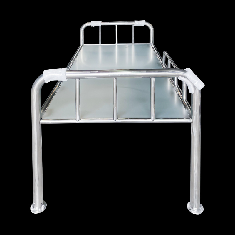 Kuge 304/316 metal single bed stainless steel prison bed factory