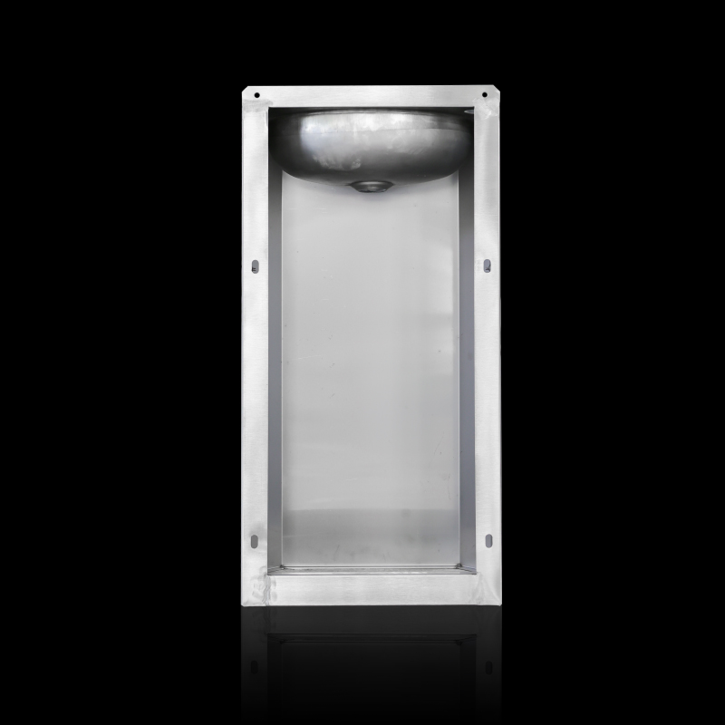 Kuge pedestal high security vandal proof prison detention center stainless steel wash basin