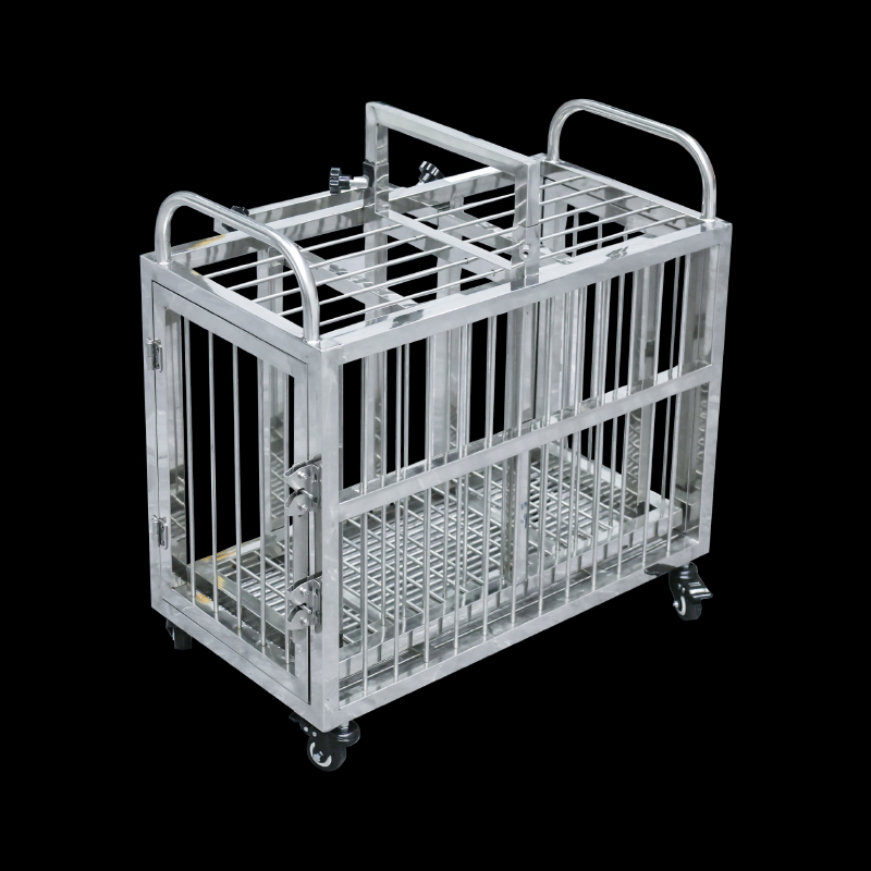 Supply Kuge heavy duty large Stainless steel pet injection cage