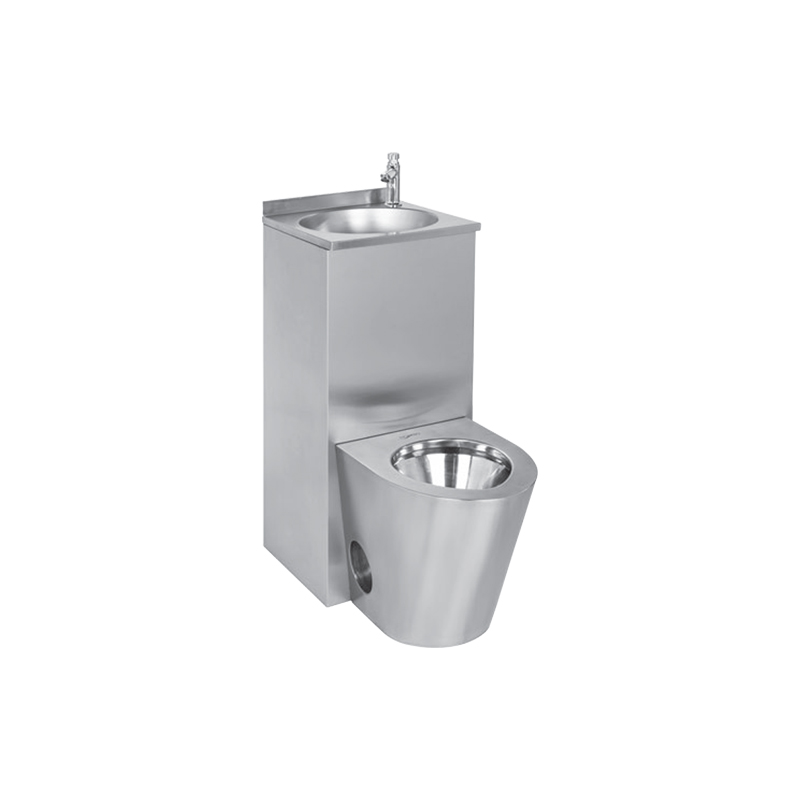stainless steel combination prison toilet