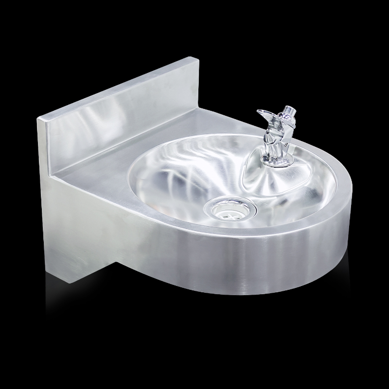 Outdoor Wall Mounted Stainless Steel Drinking Fountain