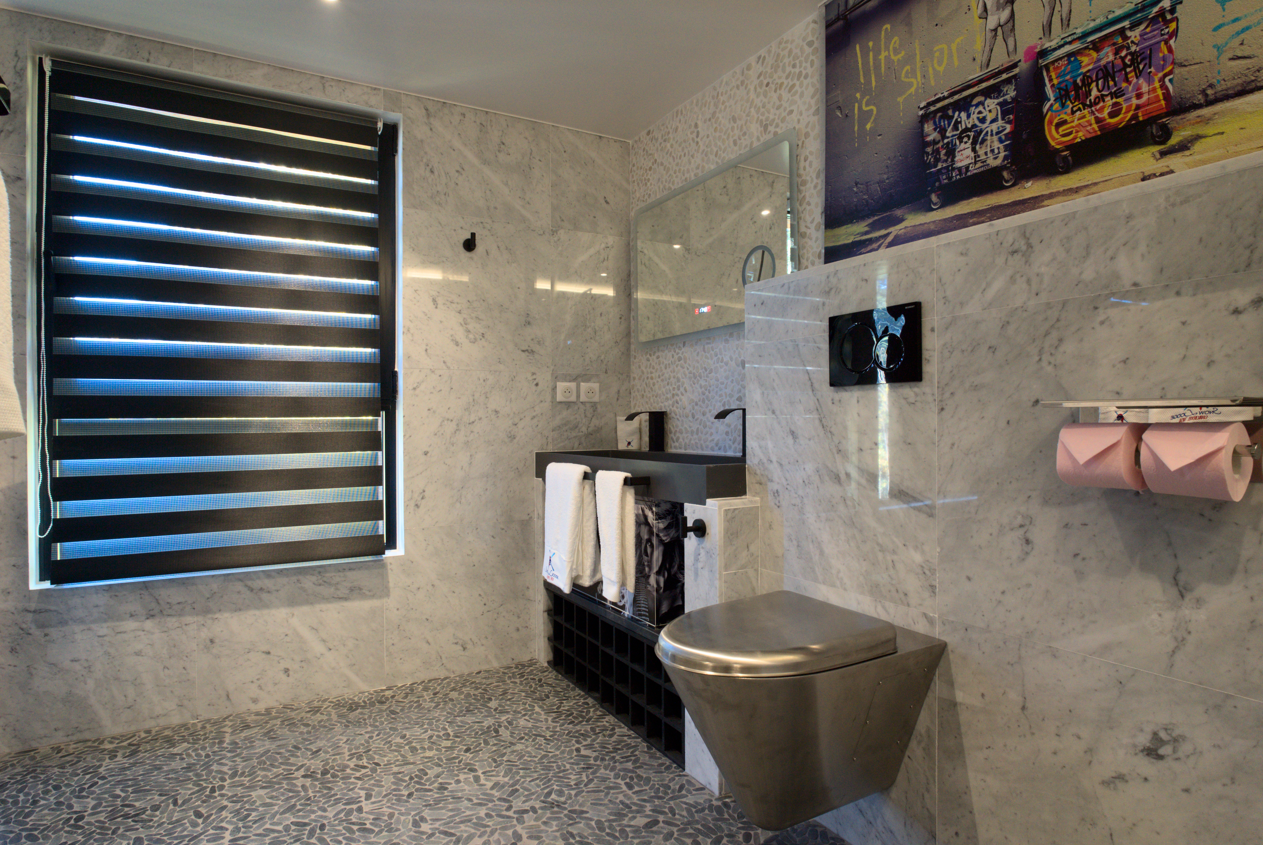 Stainless steel toilets