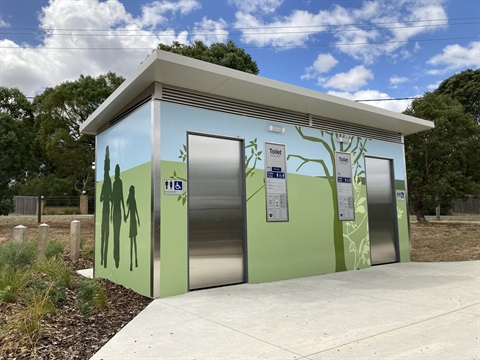 Kuge vandal proof automated stainless steel public city toilet