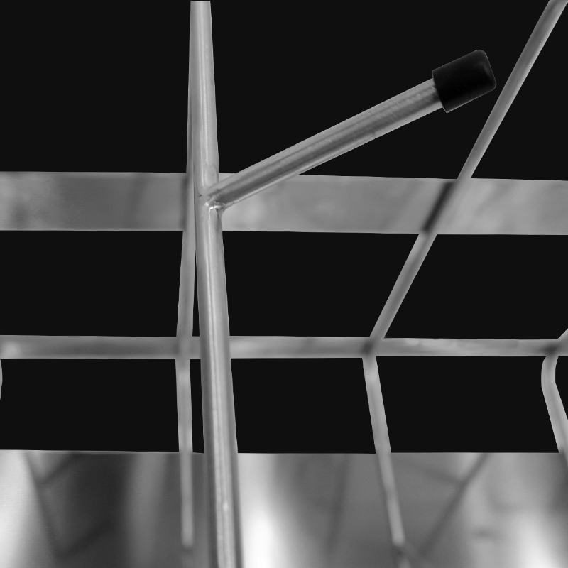 Kuge hospital stainless steel bedpan and bottle rack holder