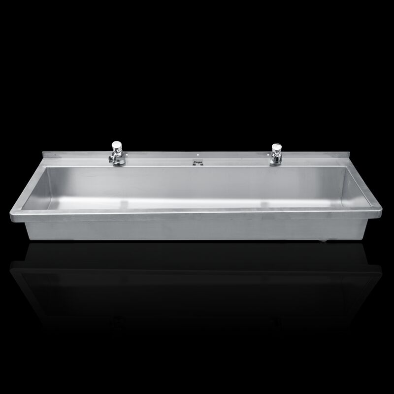 stainless trough sink
