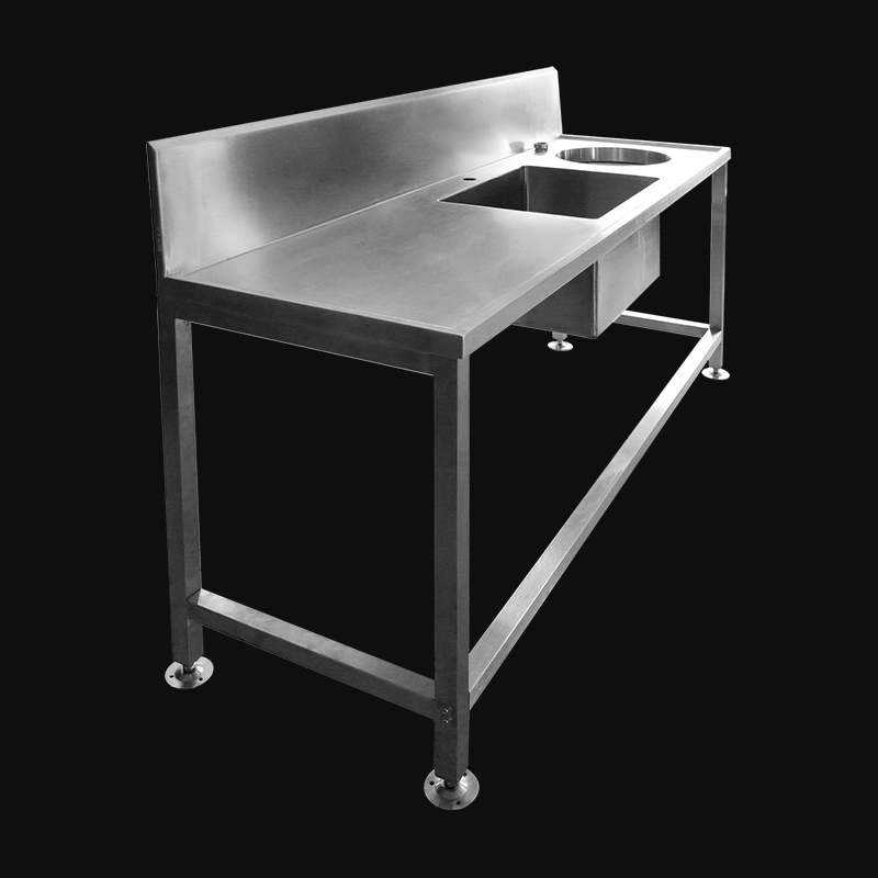 Stainless Steel Medical Handwashing Basin with Water Tank for Healthcare & Cleanroom Applications