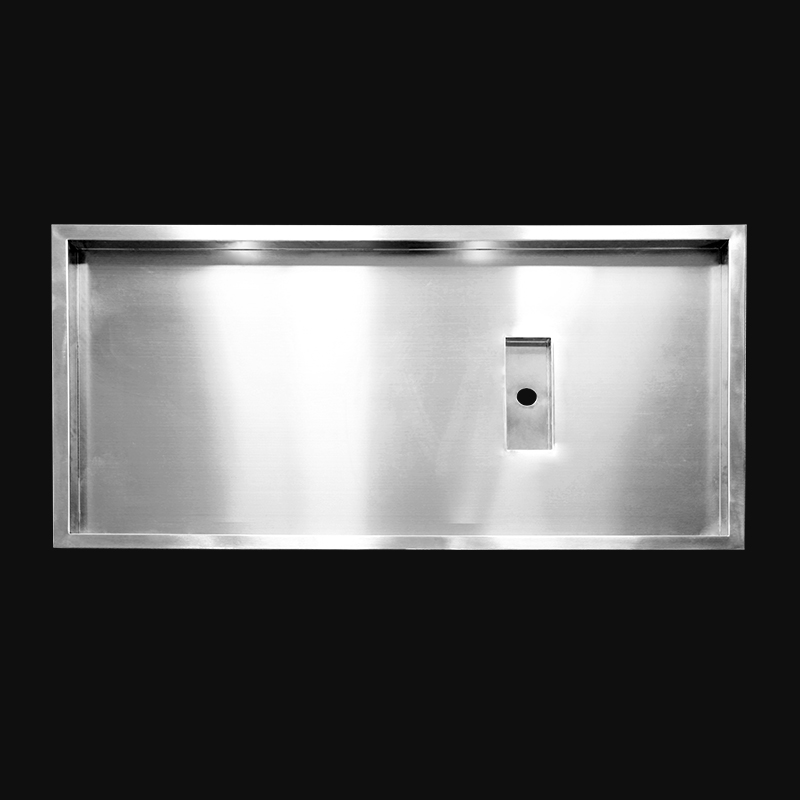 Kuge 304 Stainless Steel Shower Base for Commercial Bathroom