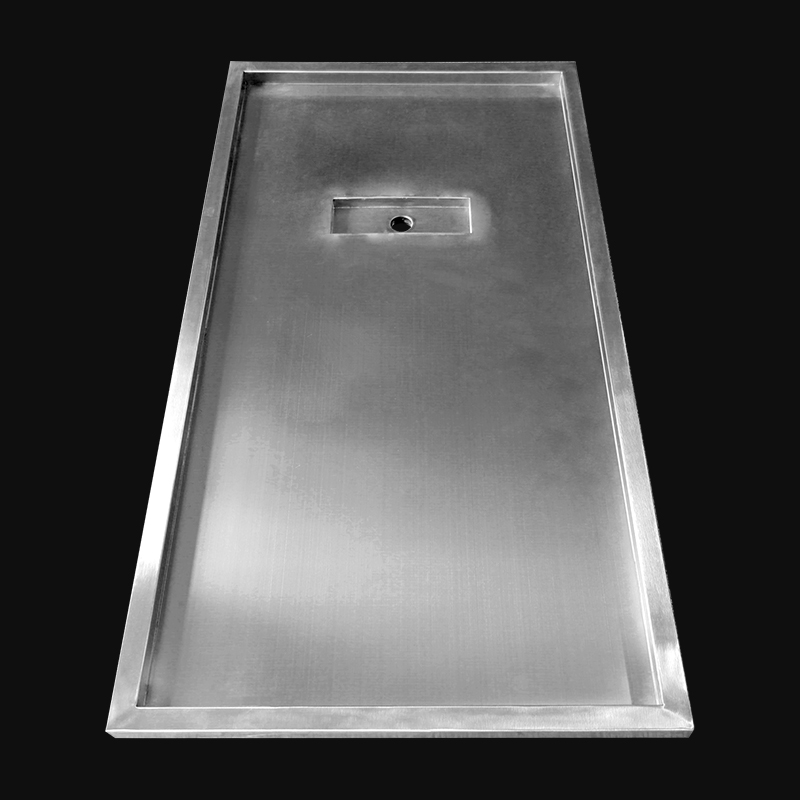 Kuge 304 Stainless Steel Shower Base for Commercial Bathroom