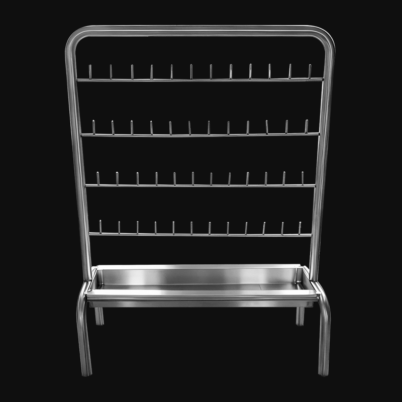 Kuge Medical Cleanroom Storage Stainless Steel Swab Rack