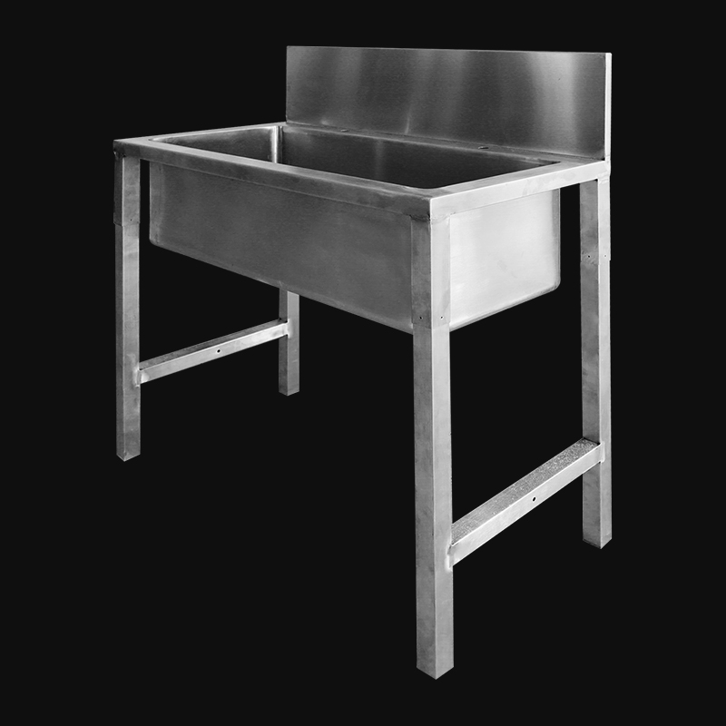 Kuge Stainless Steel Sink for Commercial Kitchen & Utility Cleaning Areas