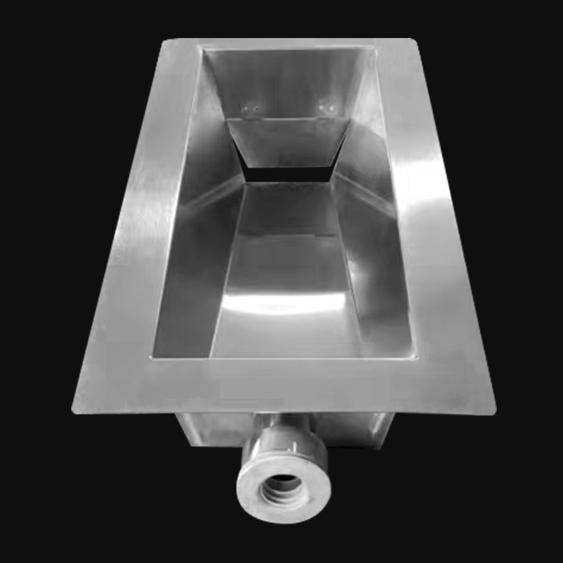 Public Institutional Sanitary Facilities Stainless Steel Square Squat Toilet Pan Public Institutional Sanitary Facilities Stainless Steel Square Squat Toilet Pan