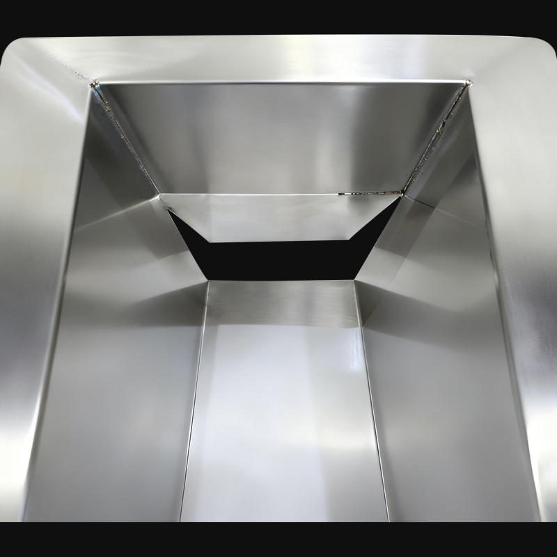 Public Institutional Sanitary Facilities Stainless Steel Square Squat Toilet Pan