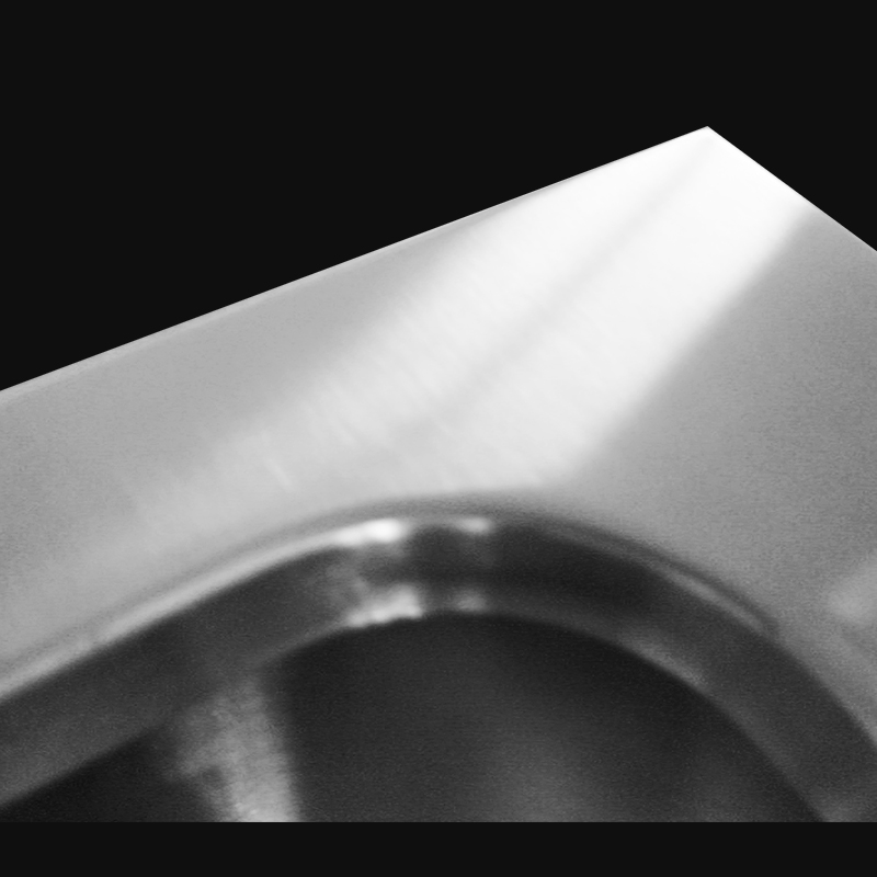 Kuge 304 Stainless Steel Squat Toilet Pan for Public Restroom