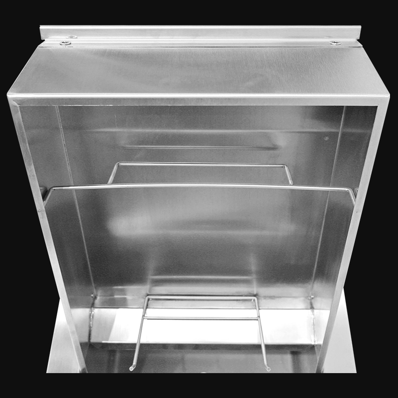 Kuge Wall Embedded 304 Stainless Steel Commercial Folding Sink