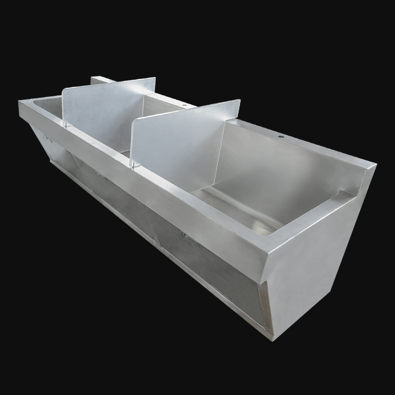 Wall Mounted 304 Stainless Steel Surgical Scrub Sink for Hospital Operating Room