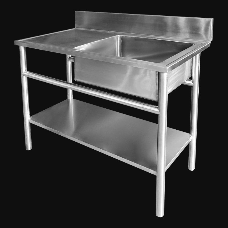 Freestanding 304 Stainless Steel Sink for Commercial Kitchen