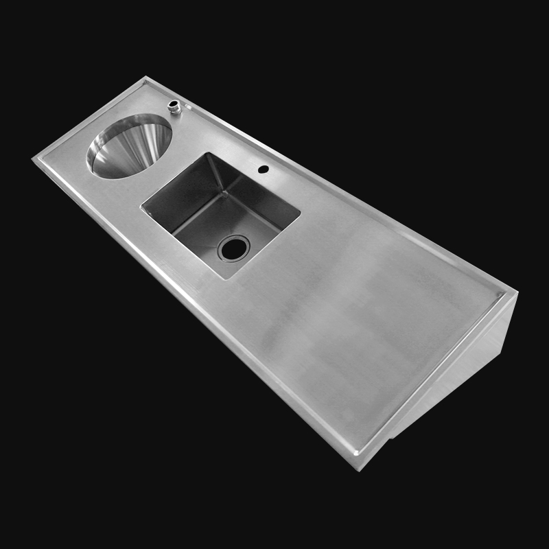 Medical 304 Stainless Steel Sluice Sink Clinical Utility Sink