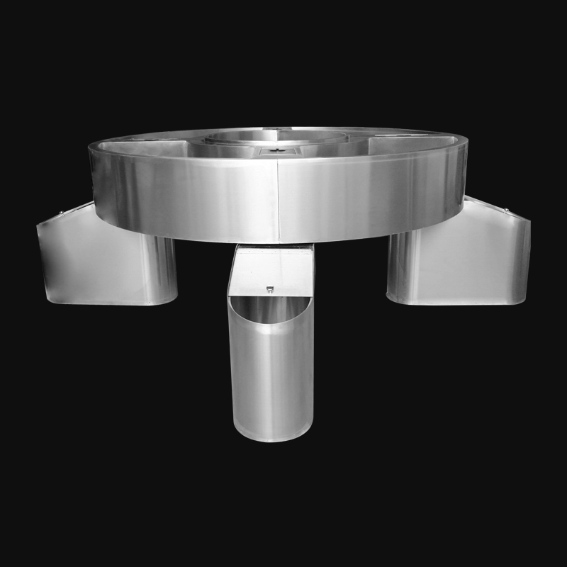 Stainless Steel Bar Wash Basin with Integrated Waste Bin