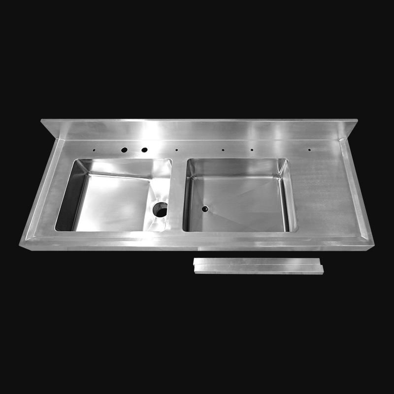 Custom Wall Mounted Medical Sink 304 Stainless Steel Medical Washing Station