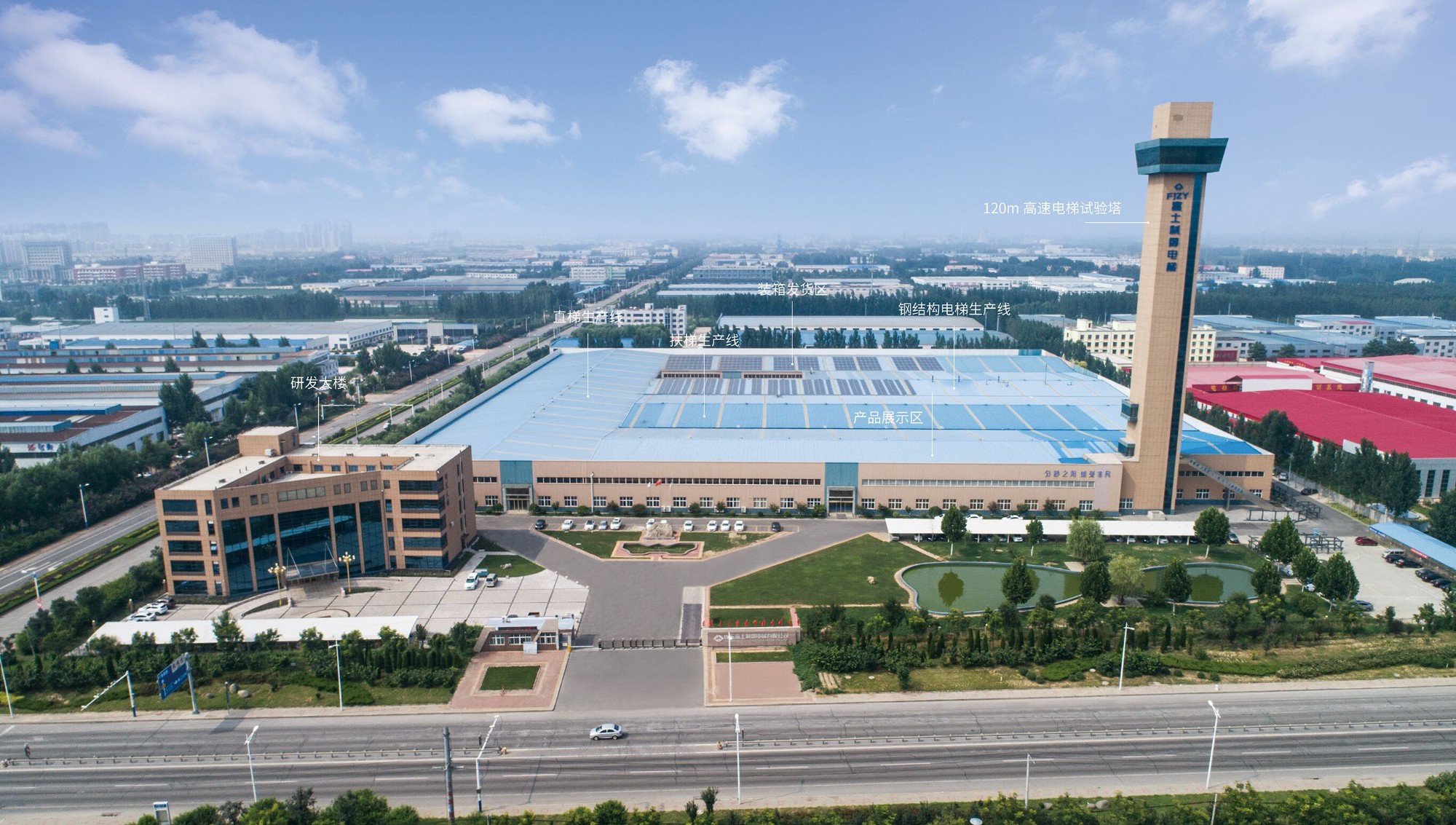 مشروع السلم المتحرك Shandong FUJIZY يبيع بشكل جيد في السوق الدولية