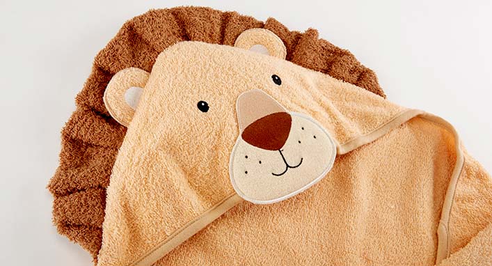 baby hooded beach towel