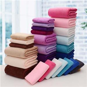 Microfiber Solid Color Bath Towel