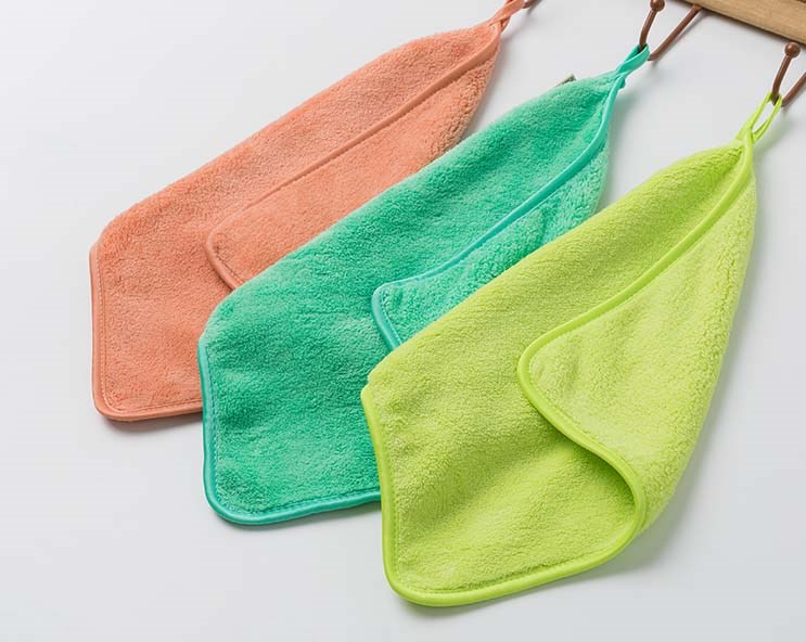 Microfiber Solid Color Wash Cloth