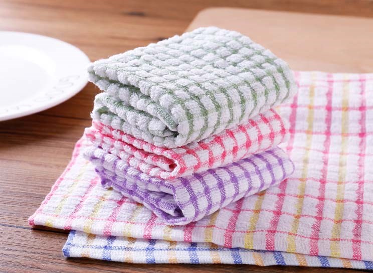 Cotton Plaid Kitchen Towel