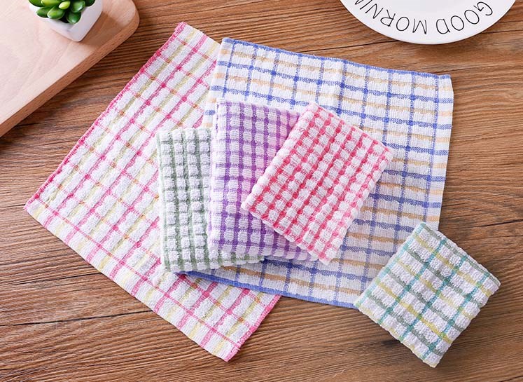 Cotton Plaid Kitchen Towel