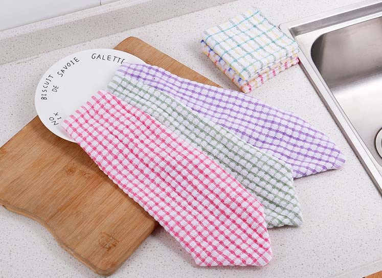 Cotton Plaid Kitchen Towel