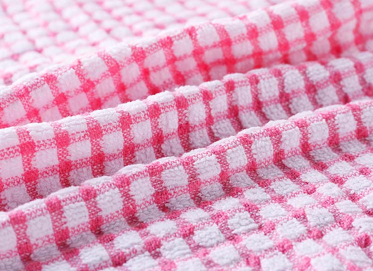 checkered tea towels