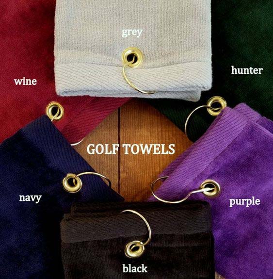 tri fold golf towel