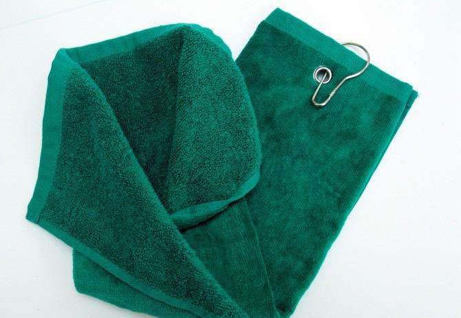 golf towel with hook