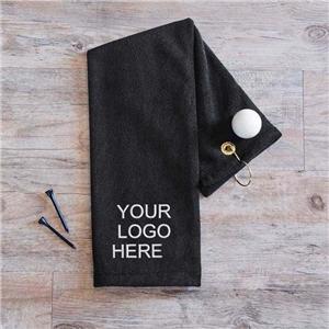 Monogram Cotton Embroidered Golf Towel